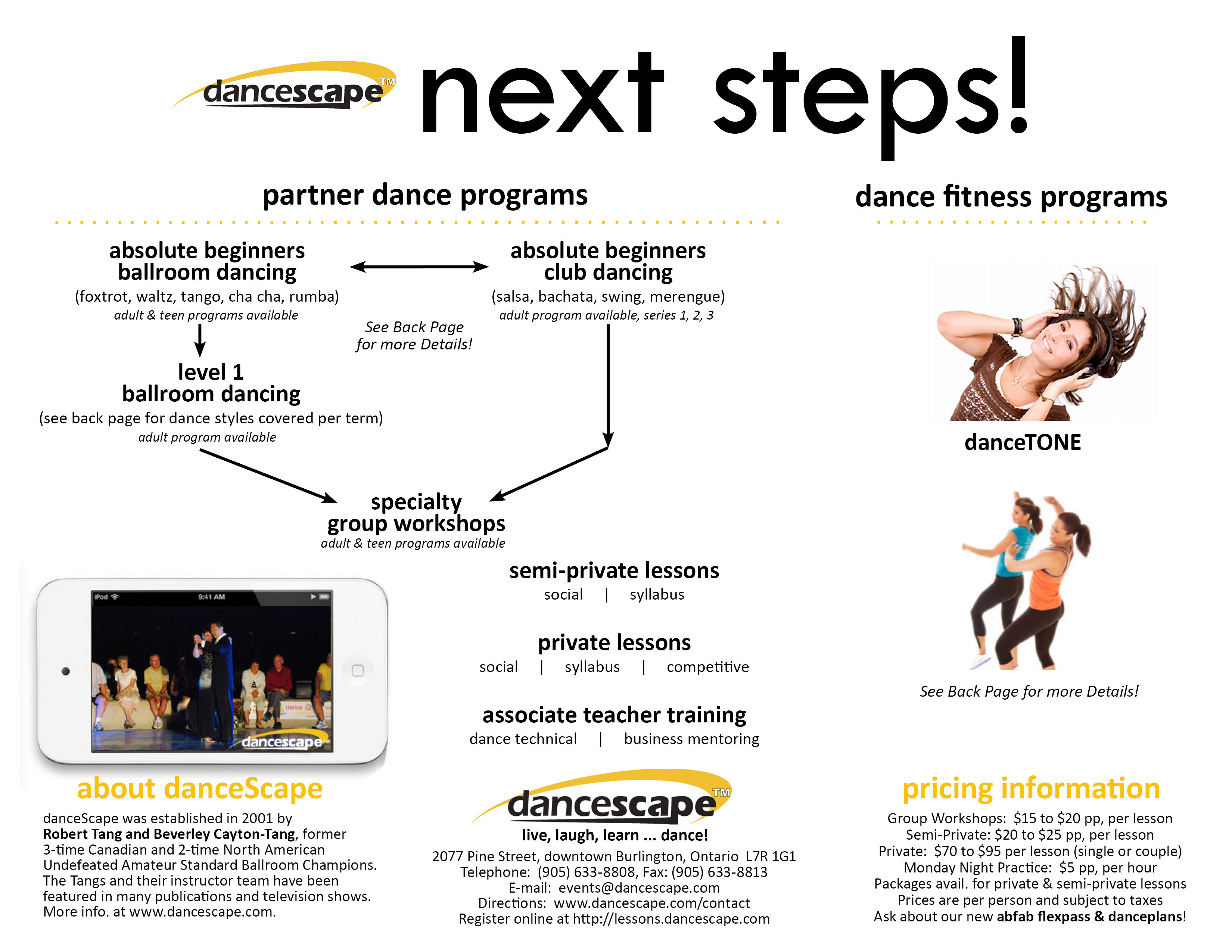 Programs Overview Next Steps Dancescape Ballroom Salsa Wedding Ballroom Dancing Club Dance Fitness