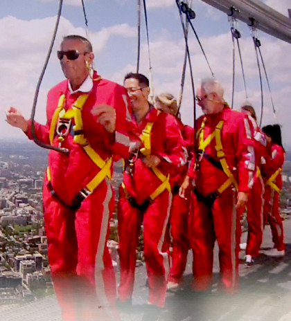 Dancing on the Edge at CN Tower Edgewalk