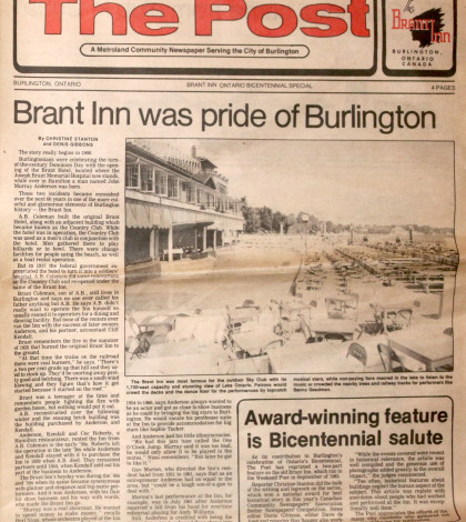 Brant Inn History