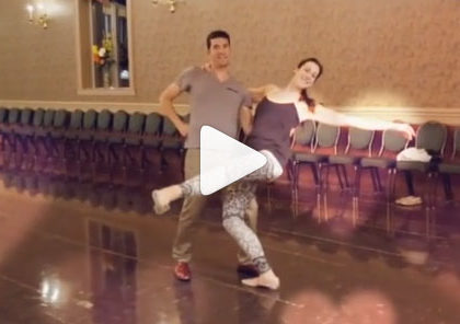 Wedding Dance Lessons – Shelley & Joe Foxtrot & Rumba to “Truly, Madly, Deeply”